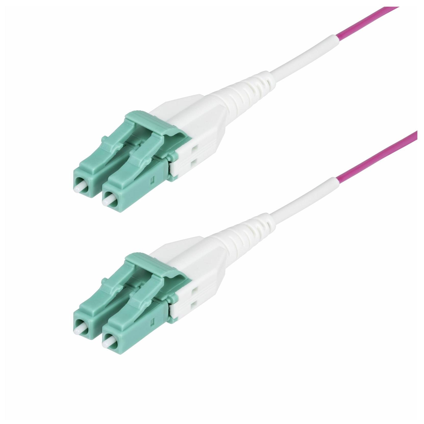 StarTech 20m Multimode Fiber Optic Cable, LC/LC UPC OM4