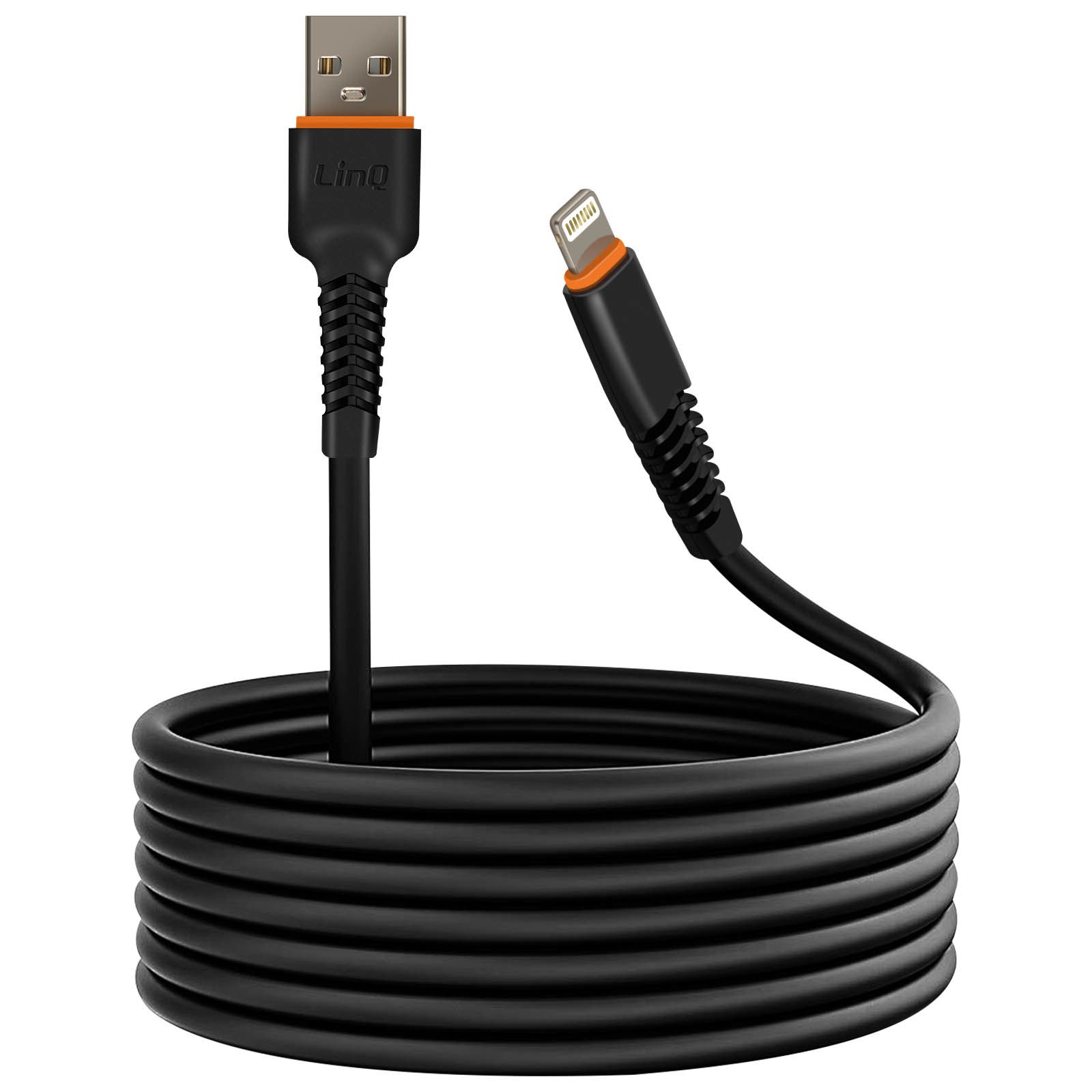 LinQ 20W USB to Lightning Cable, 3m, Black