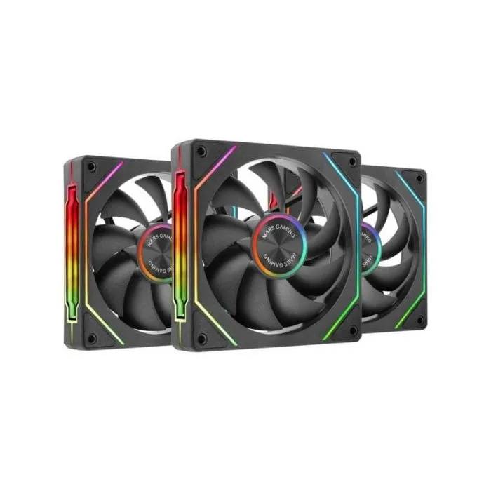 Kit de ventilador adicional Mars Gaming MF-LINKFINITYKIT2 de 120 mm con iluminación ARGB y conexión magnética