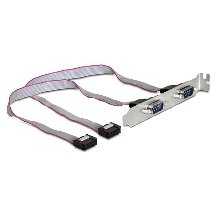 Delock DB-9 Cable, 0.4m