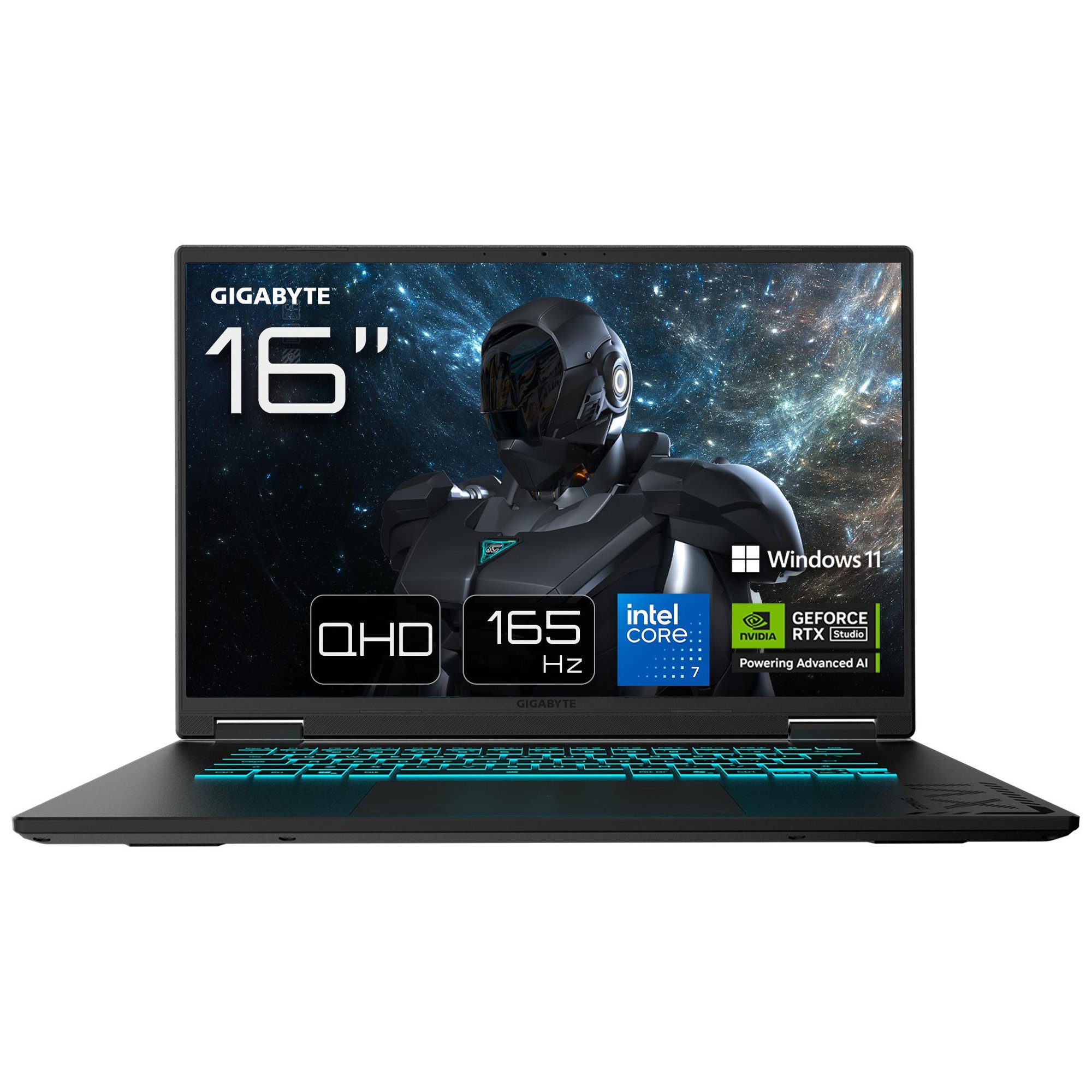 Gigabyte Gaming A16 Pro DXH - 16" 165Hz QHD Laptop, Intel Core i7-240H, NVIDIA RTX 5070 Ti, 32GB LPDDR5X 5600MHz, SSD Gen4 1TB, Windows 11 Home, 2-Year Warranty