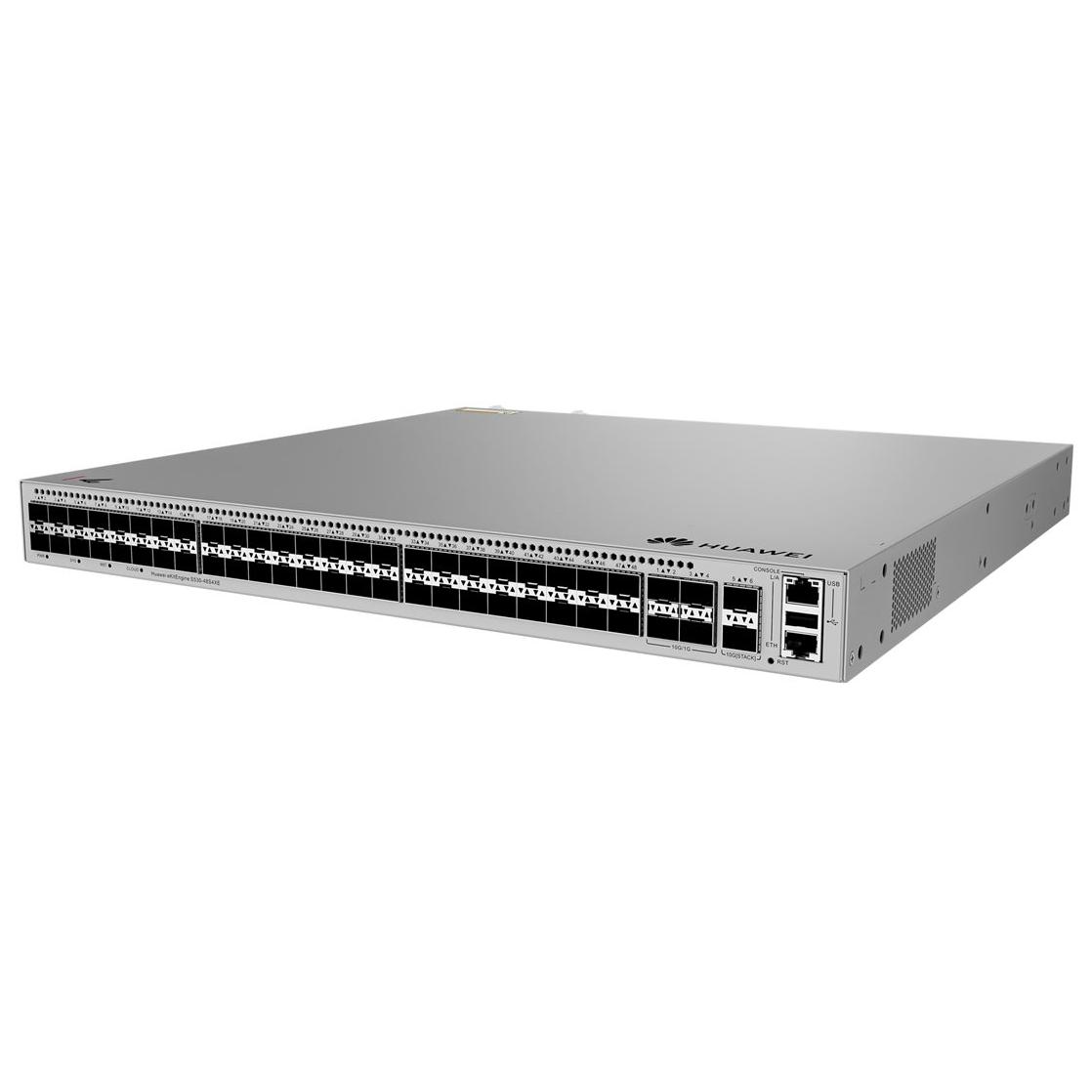 Huawei eKitEngine S530S Series S530-48S4XE - Managed Switch - C3 - 48 x Gigabit SFP+ Ports + 4 x 1G/10G SFP+ Ports + 2 x 10G Uplink/Stacking Ports - Front and Side to Back Mountable - Rack Mountable