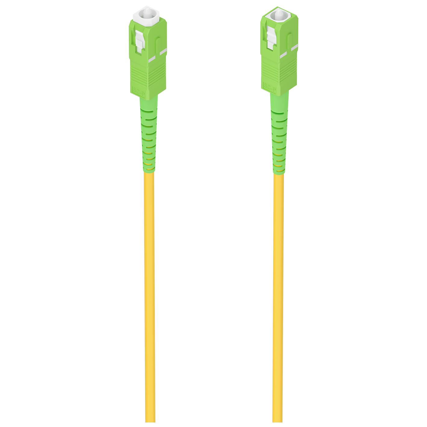 AISENS InfiniBand and Optical Fiber Cable 7 m SC SMF Yellow