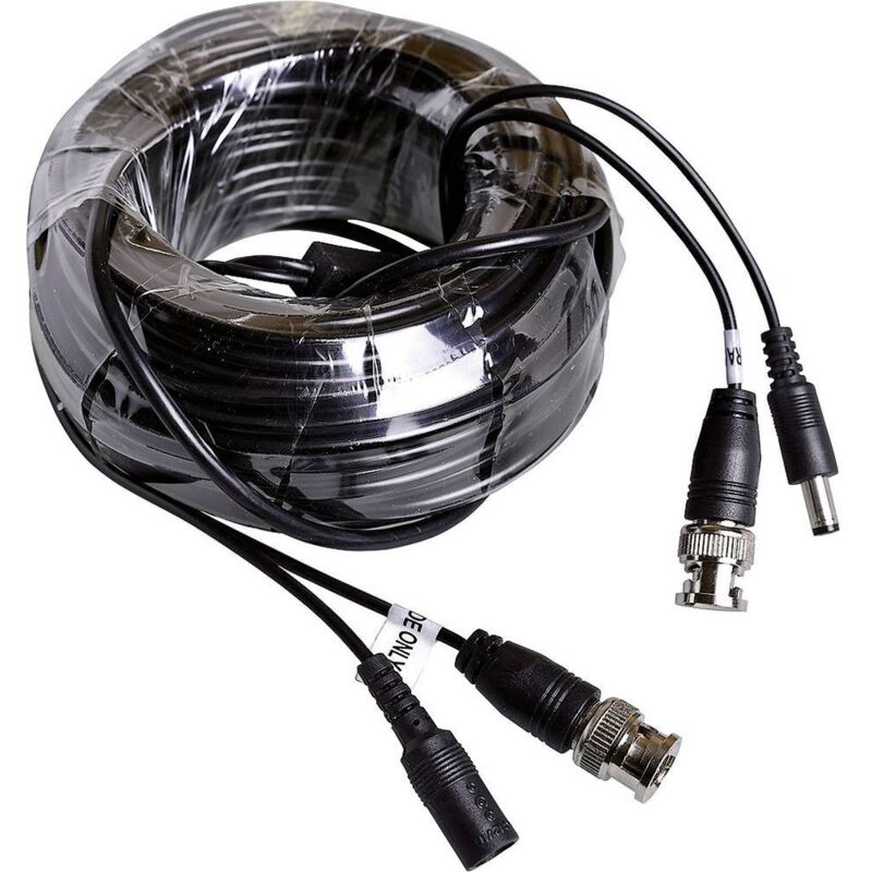 m-e Modern-electronics 30ft Camera, Video, Power Cable Connecting Lead Black
