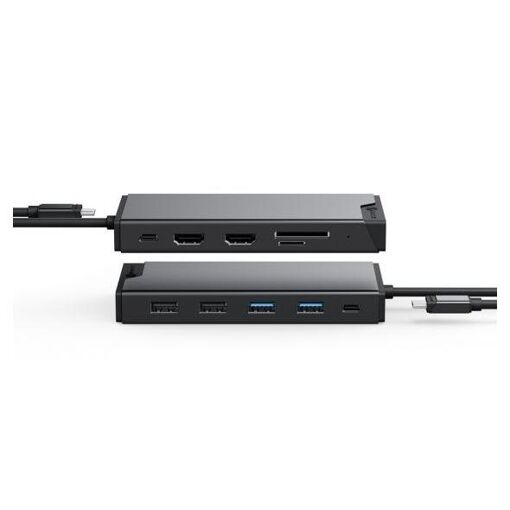 Docking Station Alogic MV2 con USB 3.2 Gen 1 (3.1 Gen 1) Tipo-C, gris