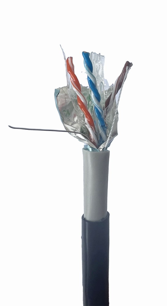 Gembird Cat6 Ethernet Cable, 305ft, Black (F/UTP FTP)