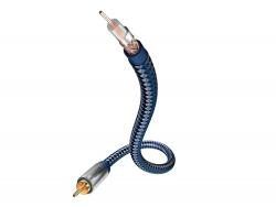 Cable de audio in-akustik Premium - 2 m con doble blindaje RCA macho a 2x RCA macho - Azul, Plata