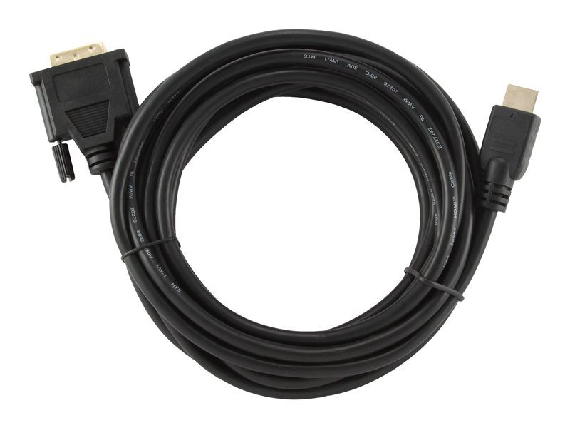 Gembird CC-HDMI-DVI Adapter - HDMI to DVI Male Cable - 4.5m