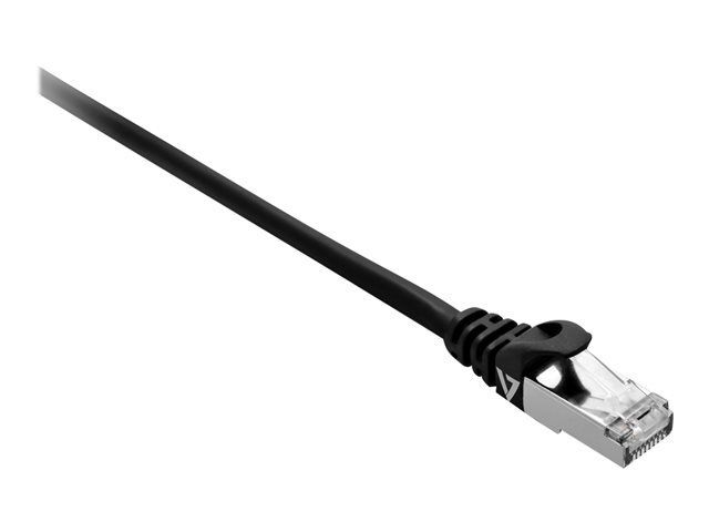 V7 - Cordon de raccordement - RJ-45 (M) pour RJ-45 (M) - SFTP - CAT 7 - moulé - noir