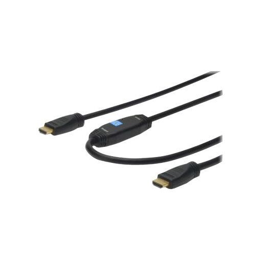 Assmann HDMI High Speed Ethernet Cable - 20m - Dual Shielding - Black