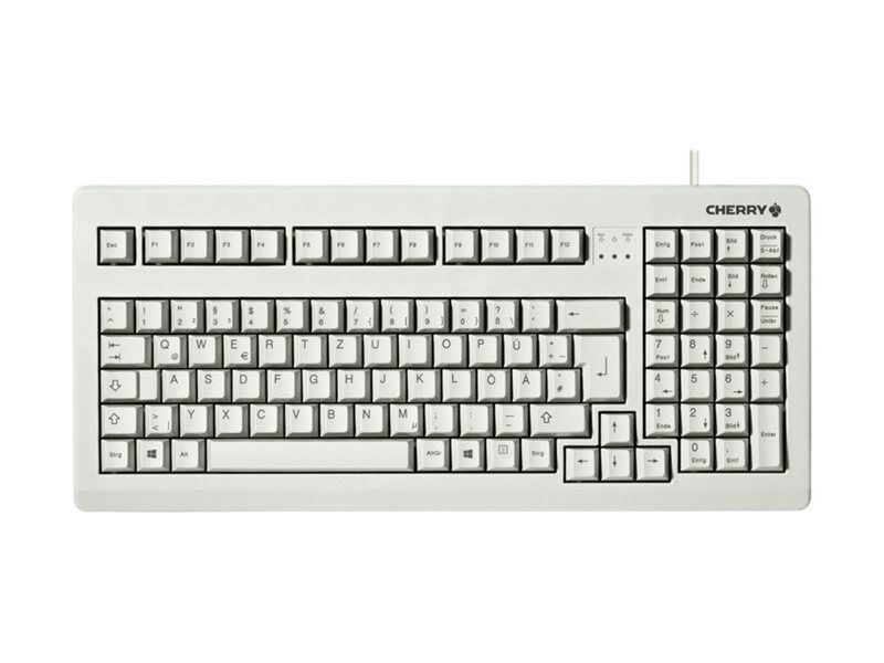 Cherry G80-1800 Keyboard, PS/2, USB, Light Grey