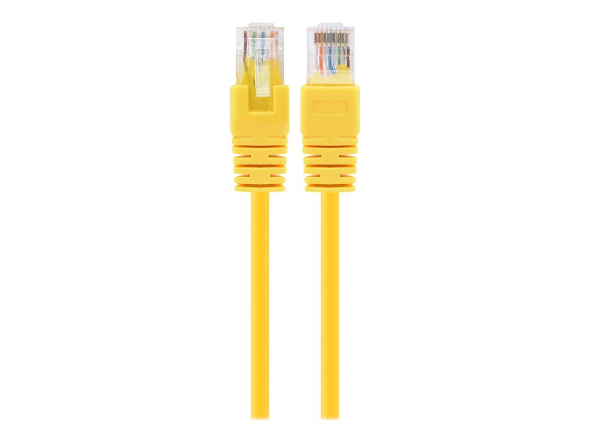 Gembird RJ-45 to RJ-45 UTP Cable - CAT 5e - Molded - Yellow