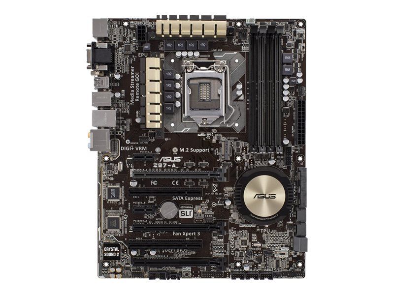ASUS Z97-A ATX Motherboard (LGA1150, Z97 Chipset, USB 3.0, Gigabit LAN, Integrated Graphics, HD Audio)