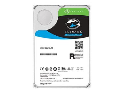 Seagate SkyHawk AI 12TB Internal Hard Drive - 3.5" SATA 6Gb/s with 256MB Buffer and 2-Year Seagate Rescue Data Recovery