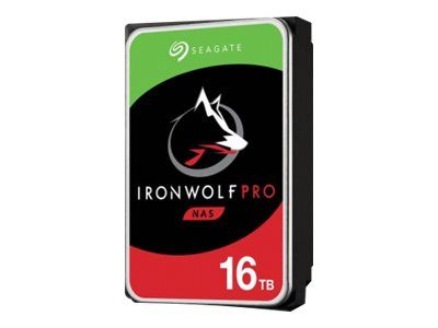Seagate IronWolf Pro 16 TB - Disco duro interno de 3,5 pulgadas, SATA 6 Gb/s, 7200 RPM, 256 MB de caché