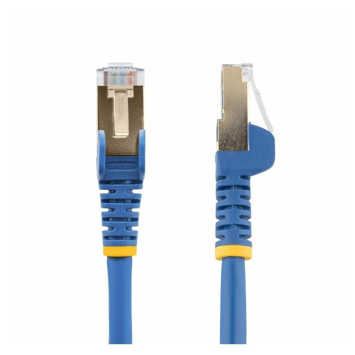 StarTech 10m CAT6A Ethernet Cable, Shielded, Blue