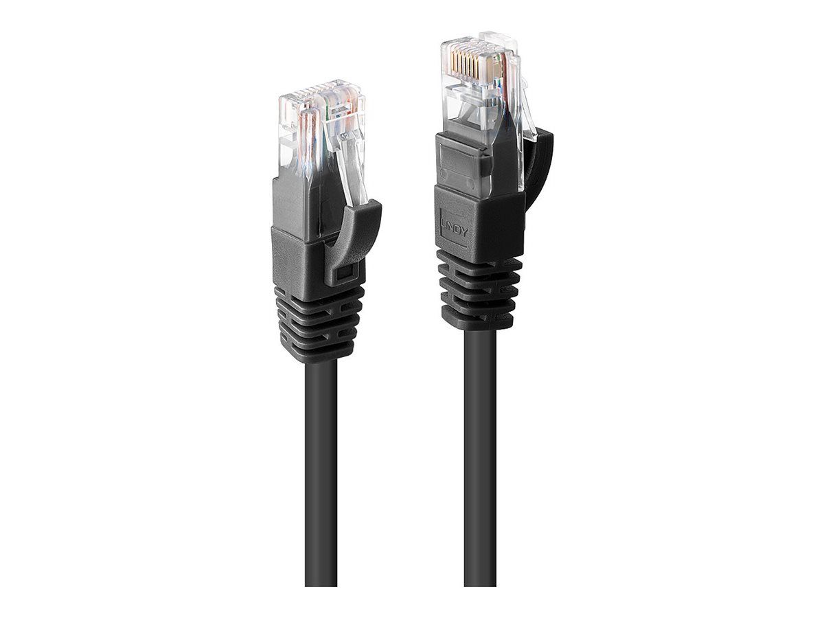 Lindy RJ45 Cat 6 Cable, Black