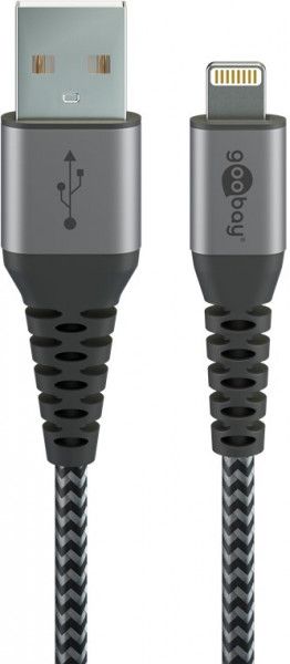 Goobay Lightning USB Cable 2m (Grey)