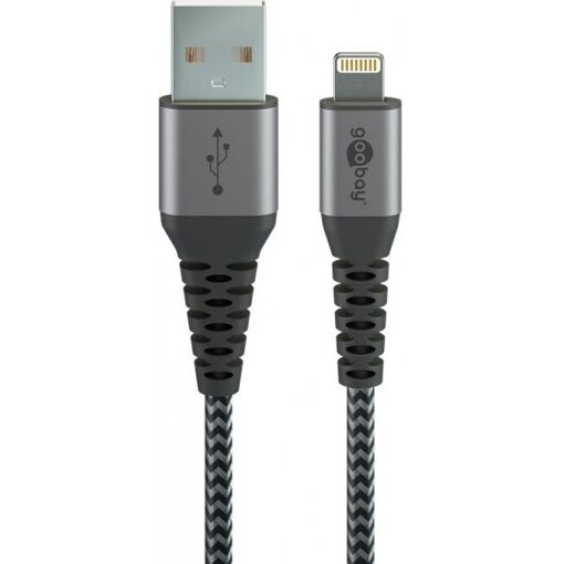 Goobay Lightning USB Cable 2m (Grey)