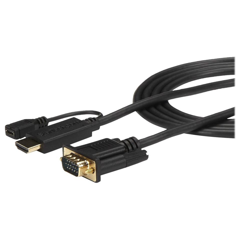 Adaptador StarTech HDMI a VGA - Cable de 91 cm, compatible 1080p