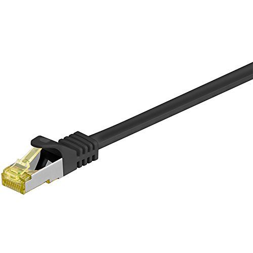 Goobay RJ-45 CAT7 3m Network Cable - Black S/FTP (S-STP)
