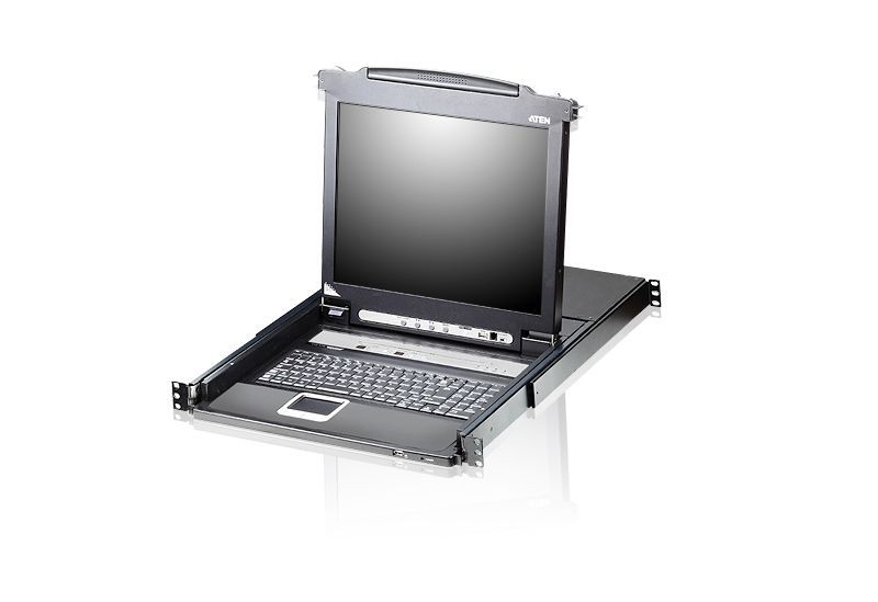 ATEN Slideaway CL5708N - 8-Port KVM Switch Console