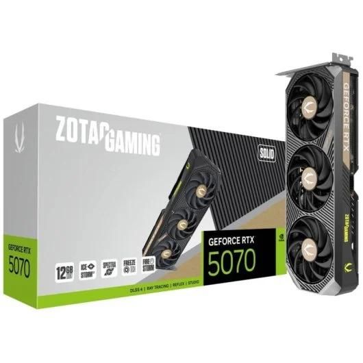 Carte graphique Zotac Gaming GeForce RTX 5070 Solid
