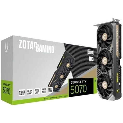 Carte graphique Zotac Gaming GeForce RTX 5070 SOLID OC