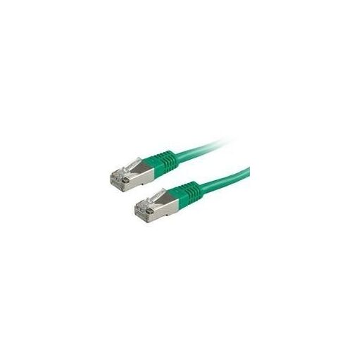 Roline - Cable de conexión RJ-45 (M) a RJ-45 (M) - 0,5 m - SFTP - CAT 6 - Verde