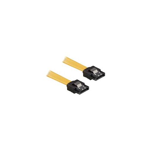 Cable SATA Delock - 30 cm SATA 150/300 - Conector bloqueado de ángulo recto