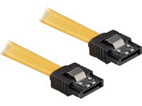 Cable SATA Delock - 30 cm SATA 150/300 - Conector bloqueado de ángulo recto