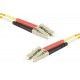 Exertis Connect LC Multi-Mode Fiber Optic Cable - 5m, Duplex, OM1, 62.5/125 Microns, Orange