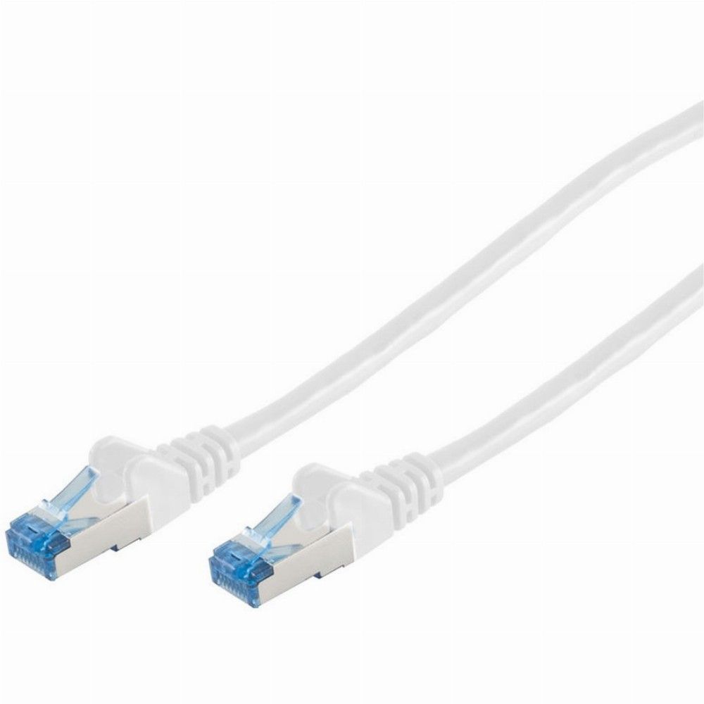 NO-NAME Cat6a RJ45 S/FTP Cable, 3m White