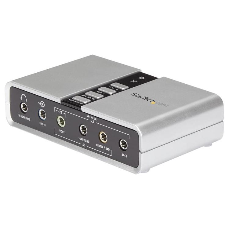 Adaptateur audio USB 7.1 StarTech avec audio numérique SPDIF - Carte son externe