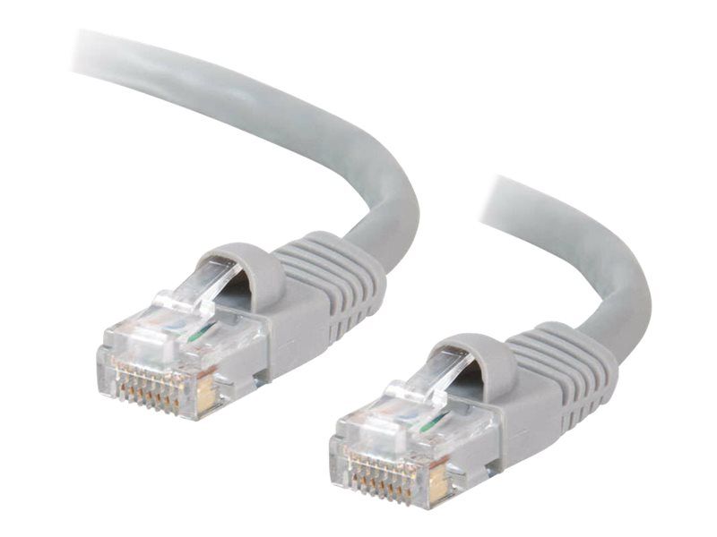 C2G Cat5e Booted UTP Network Patch Cable - 10m, RJ-45 (M) to RJ-45 (M), Grey
