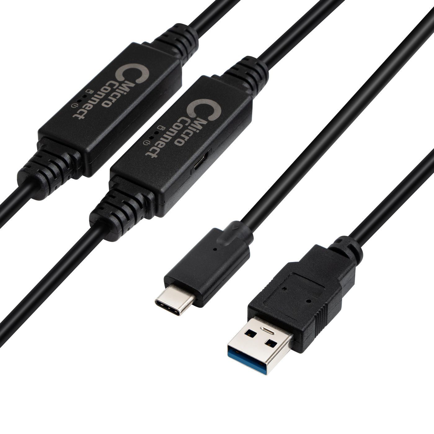 MicroConnect USB-C to USB 3.0 A Cable, 10m