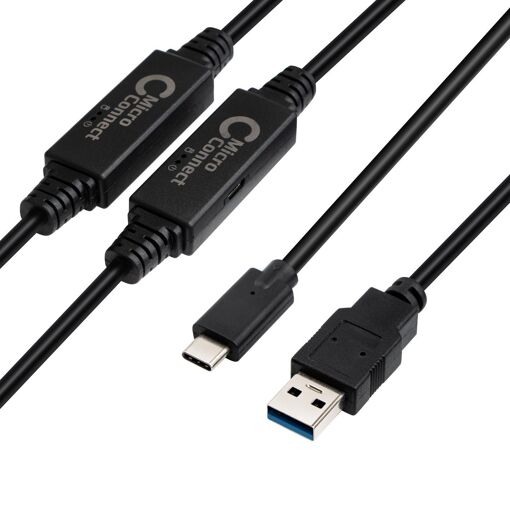 Câble MicroConnect USB-C vers USB 3.0 A, 10m
