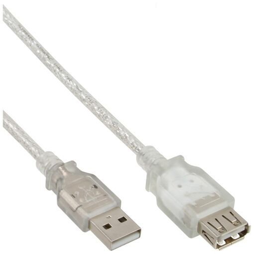 InLine USB 2m Cable, 0.48 Gbit/s, Transparent