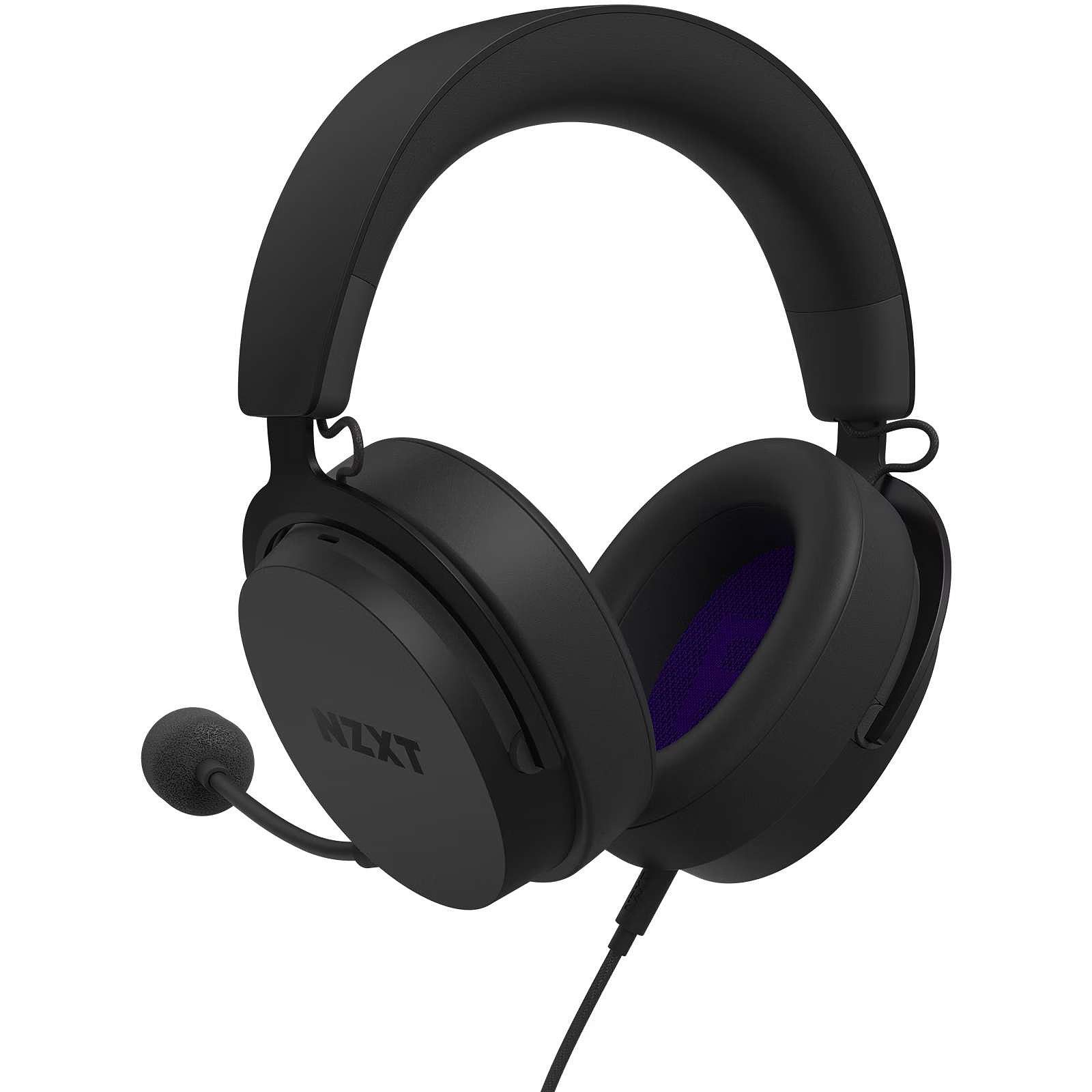 MSI NZXT Wired Headset 40mm Black V2