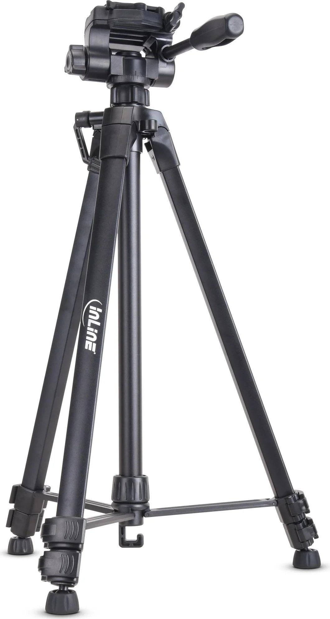 InLine Universal Aluminum Tripod (Black, Max Height 1.73m)