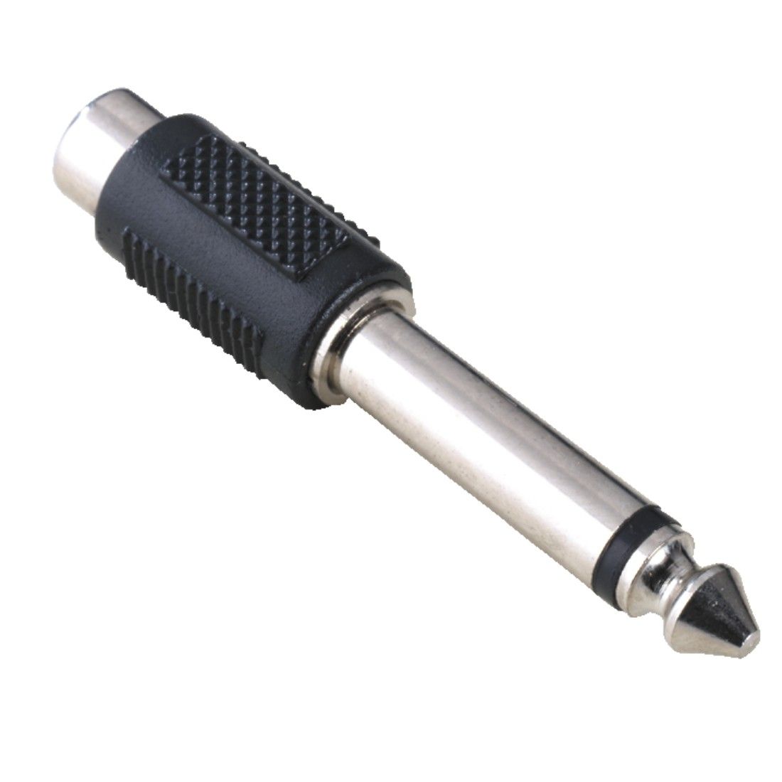 Adaptador Hama RCA mono de 6,35 mm (masculino a femenino)
