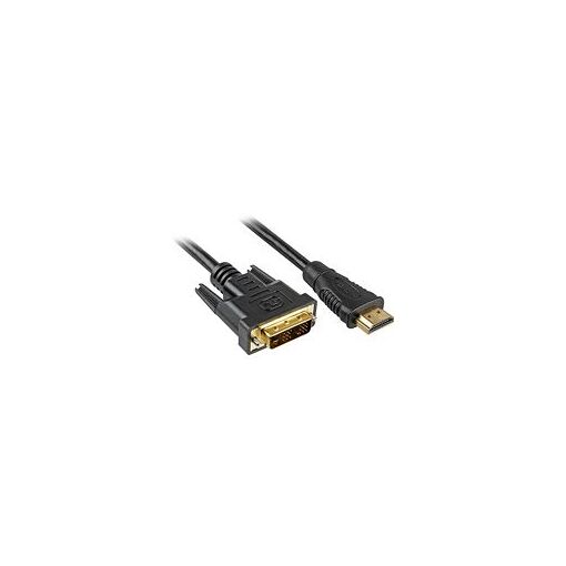 Cable de vídeo Sharkoon HDMI a DVI-D, 5 m