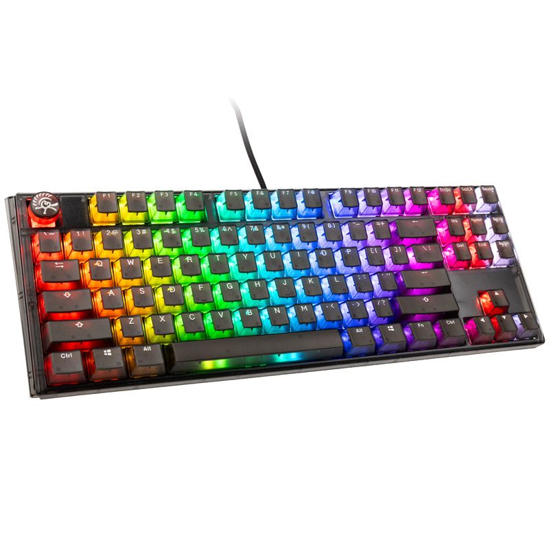 Ducky One 3 Aura Black TKL Gaming Keyboard, RGB LED - Kailh Jellyfish