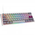 Ducky One 3 Mist Grey Mini Gaming Keyboard, RGB LED - MX-Silent Red