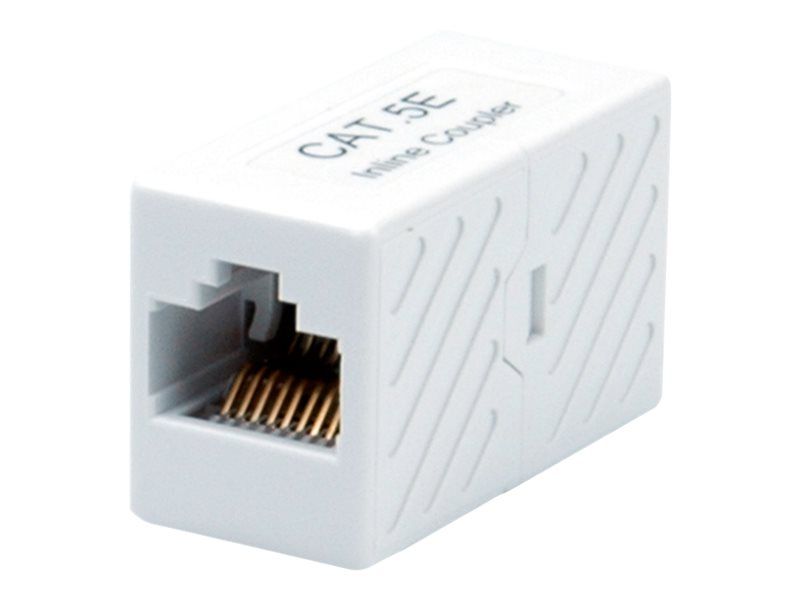 Roline Network Connector - RJ-45 (F) to RJ-45 (F) - Unshielded - CAT 5e - White