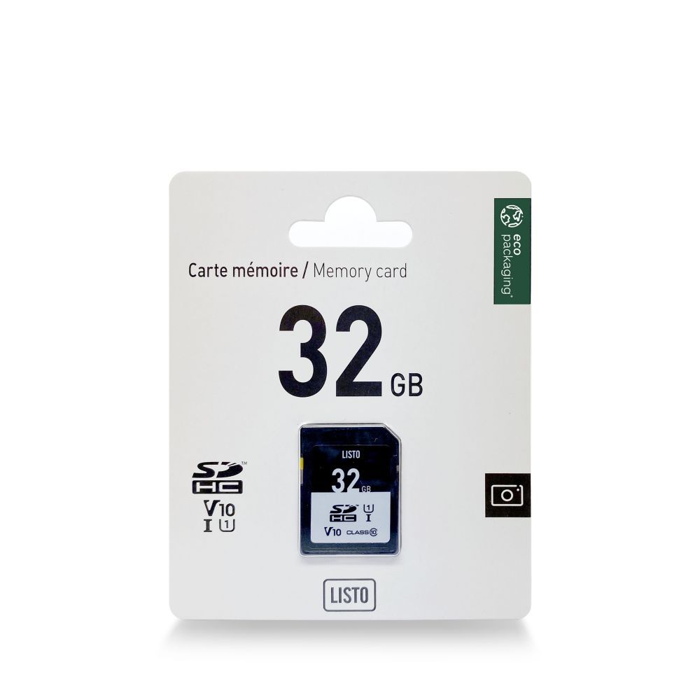 Listo 32GB SDHC Memory Card