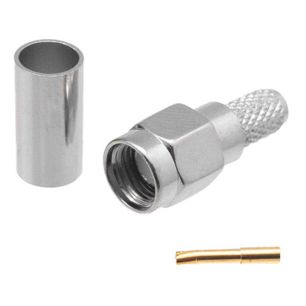 Conector Euroconnex SMA 223 de crimpado masculino