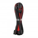 CableMod PRO ModMesh 12VHPWR PCI-e Cables - 45cm, Black/Red