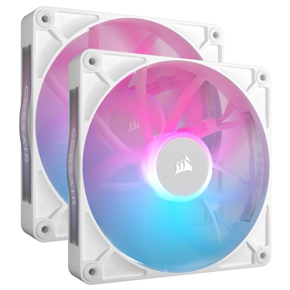 Corsair iCUE LINK RX140 RGB 14cm Fan (White) - 2 Pack