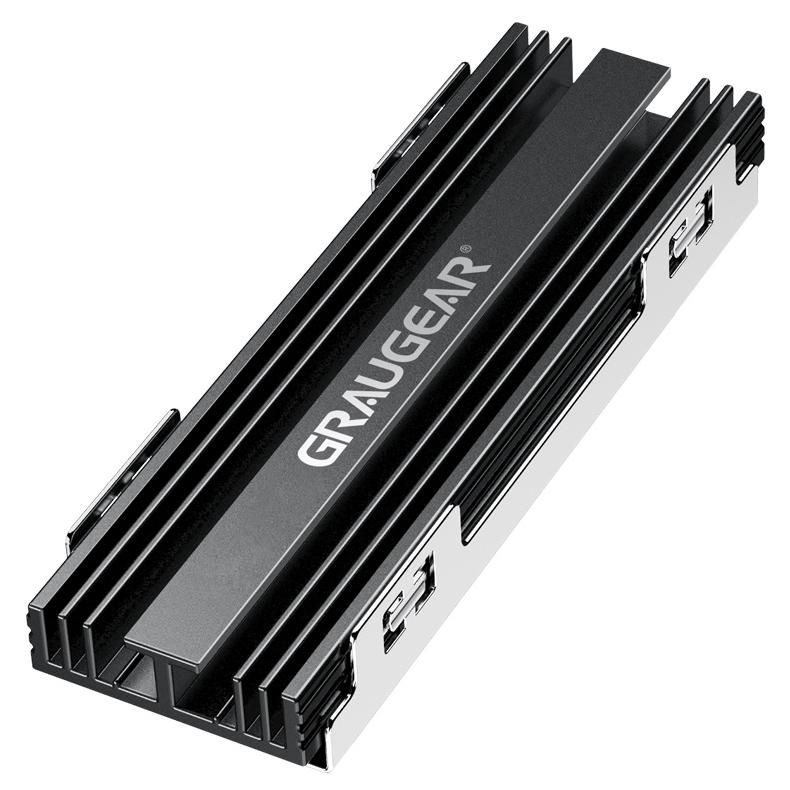 Graugear G-PS5HS02 Computer Cooling System Electronic Disk Thermal Dissipator/Radiator Black, Silver